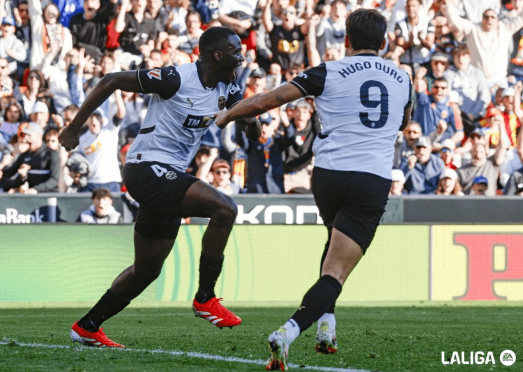 Gol de Mouctar Diakhaby para el Valencia CF ante el CD Leganés.