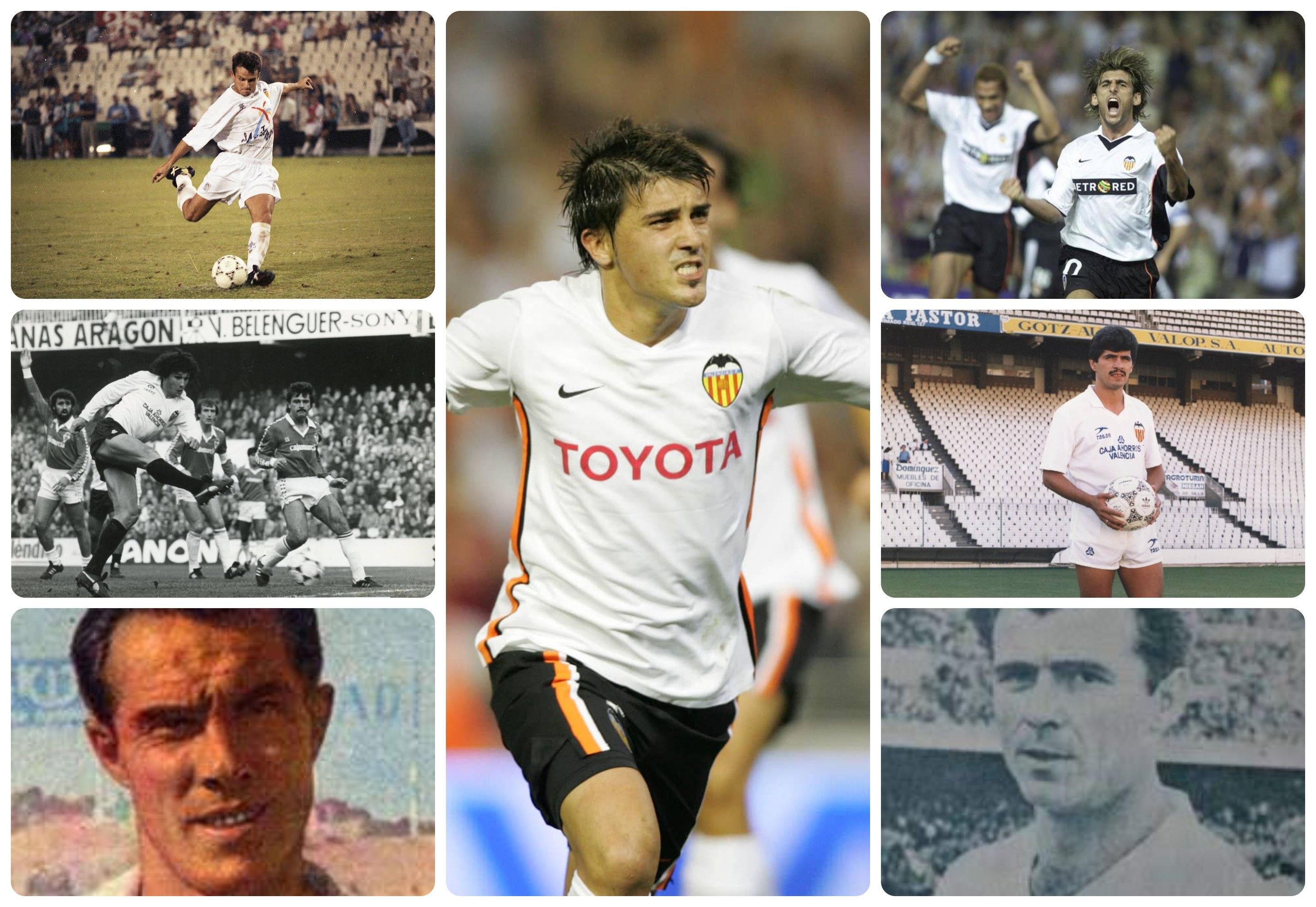 Goleadores del Sporting y del Valencia CF