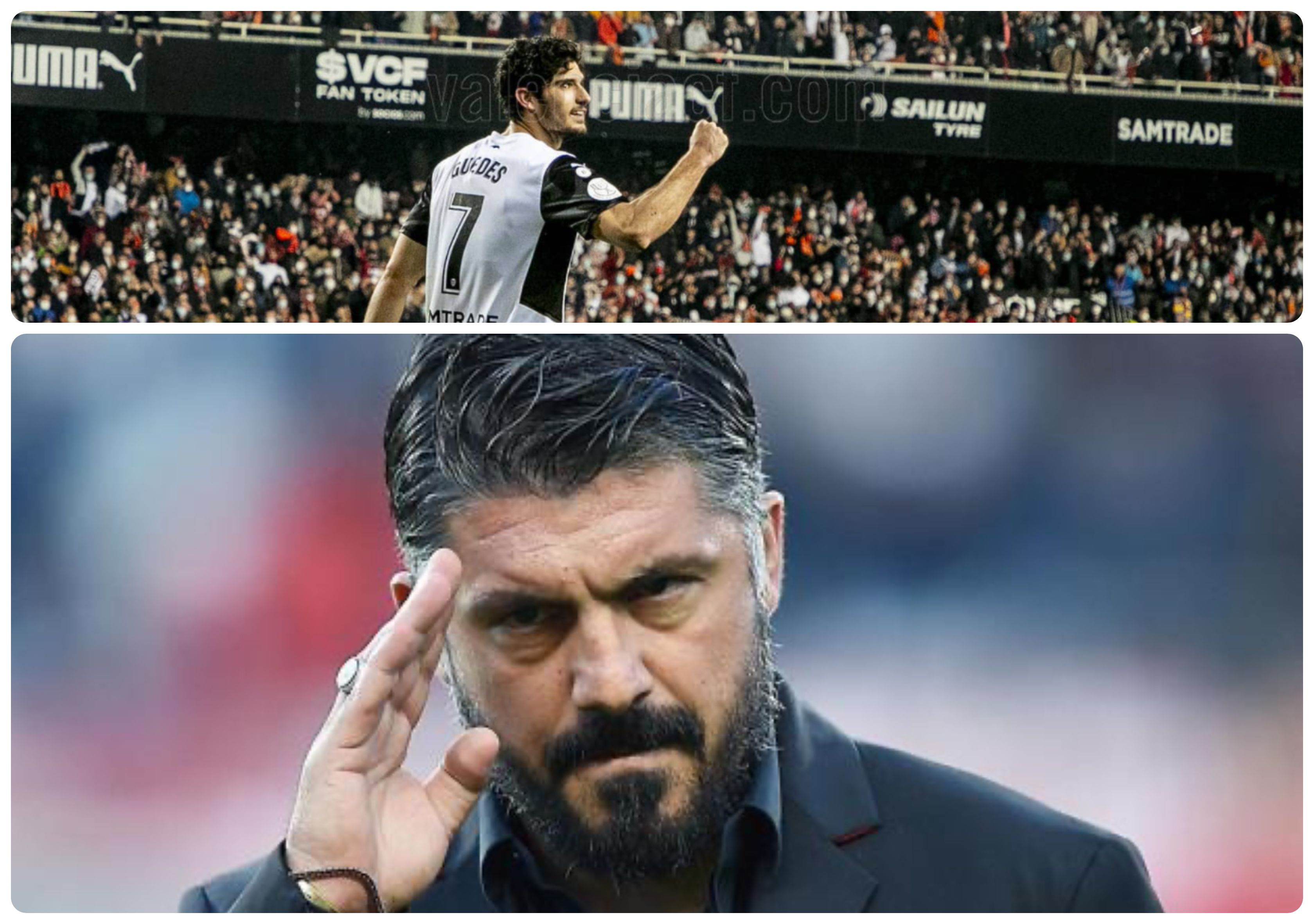 Guedes y Gattuso.