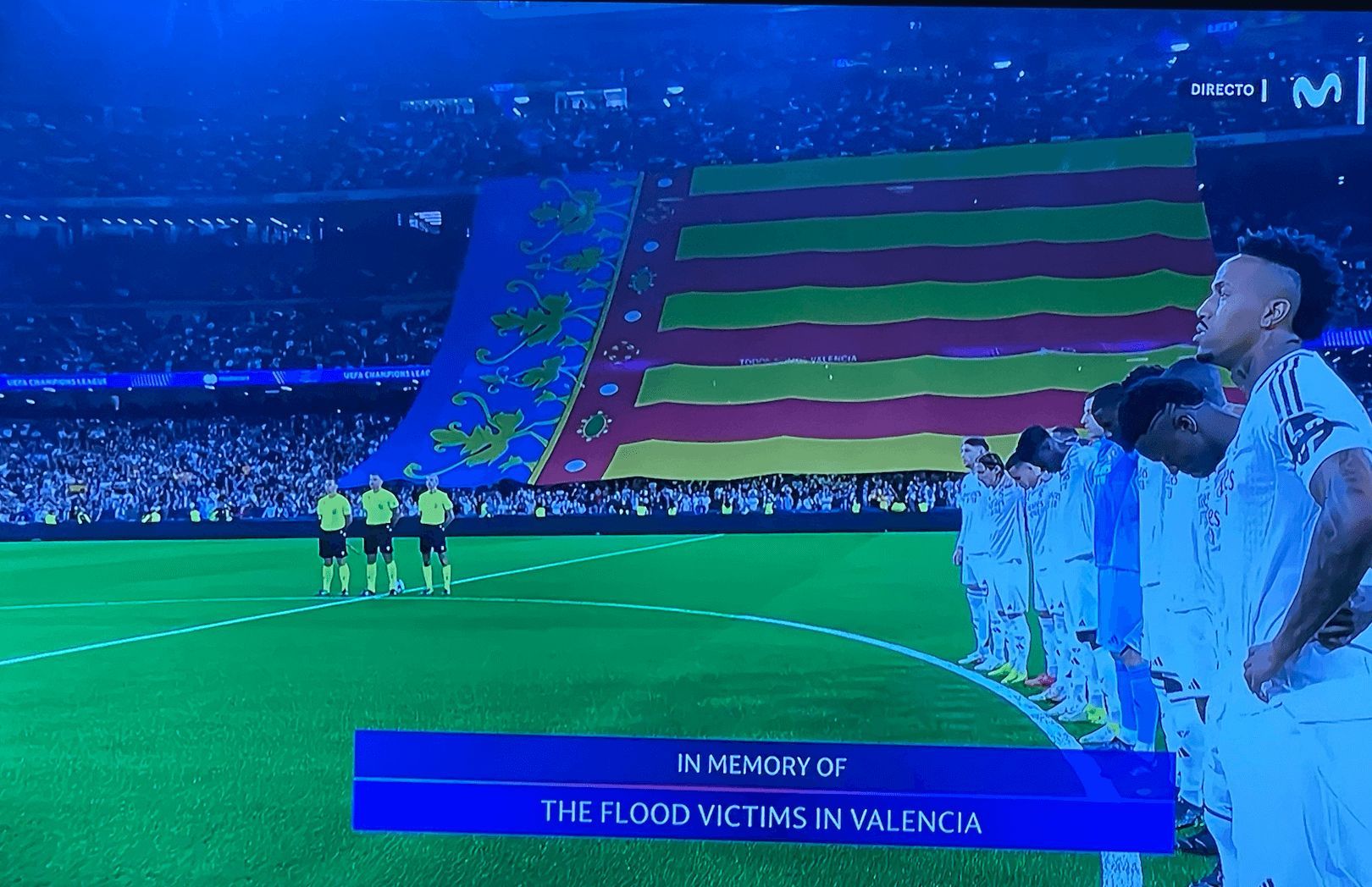  Homenaje del Real Madrid a las víctimas de la DANA.