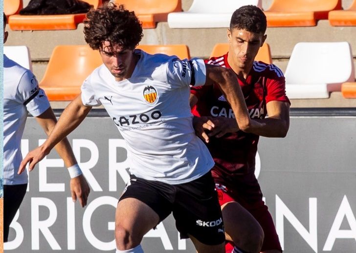  Hugo González en el VCF Mestalla-Deportivo Aragón