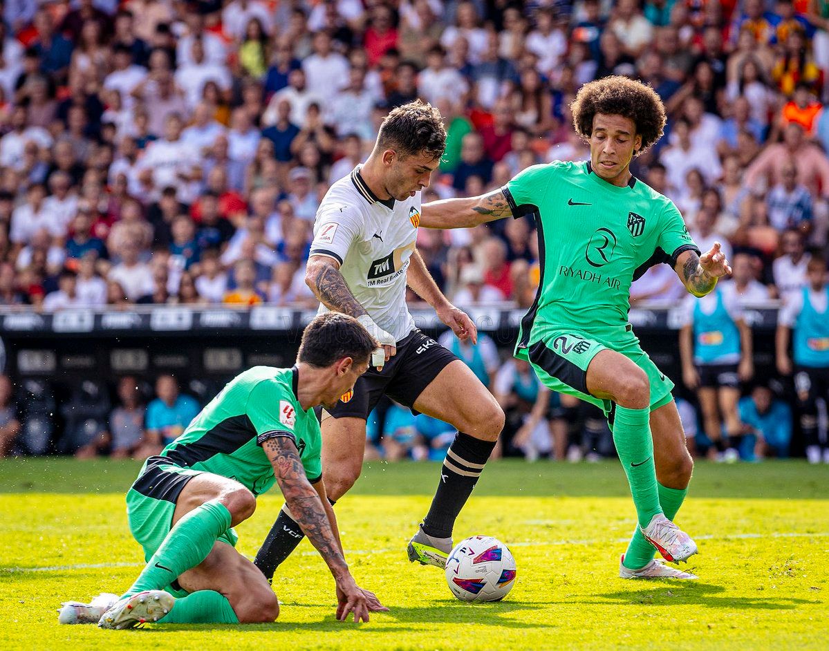  Hugo Duro, autor de un gol en cuatro pasos.