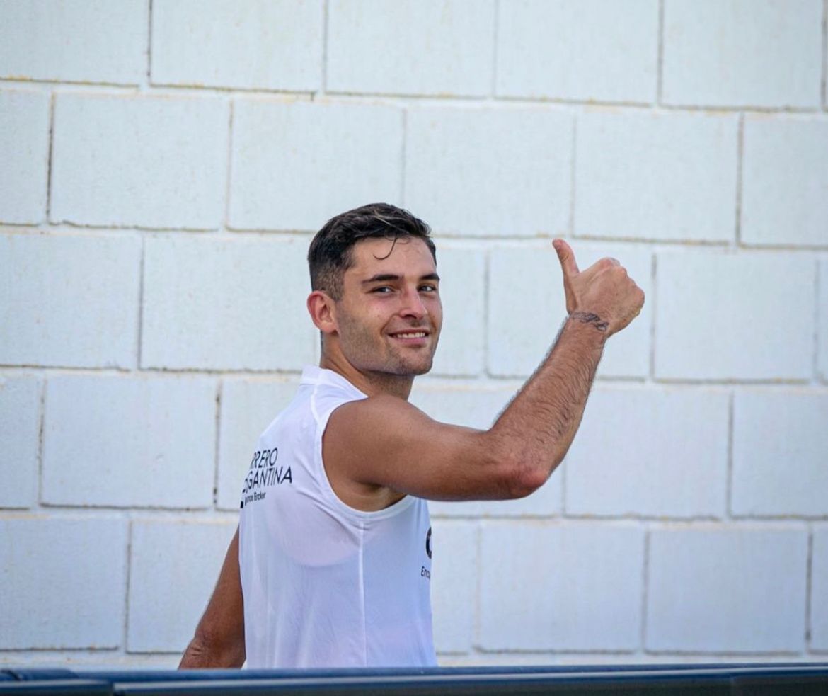  Hugo Duro, en el entrenamiento del Valencia CF.