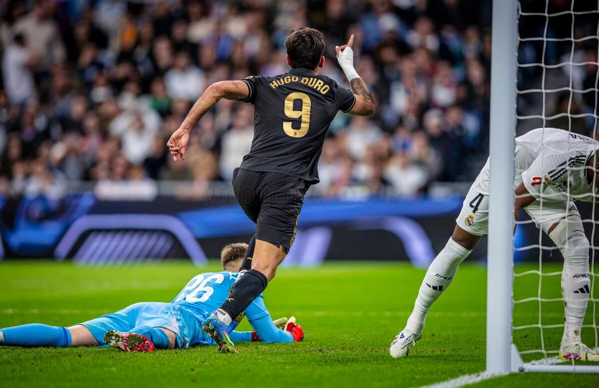  Hugo Duro marca al Real Madrid