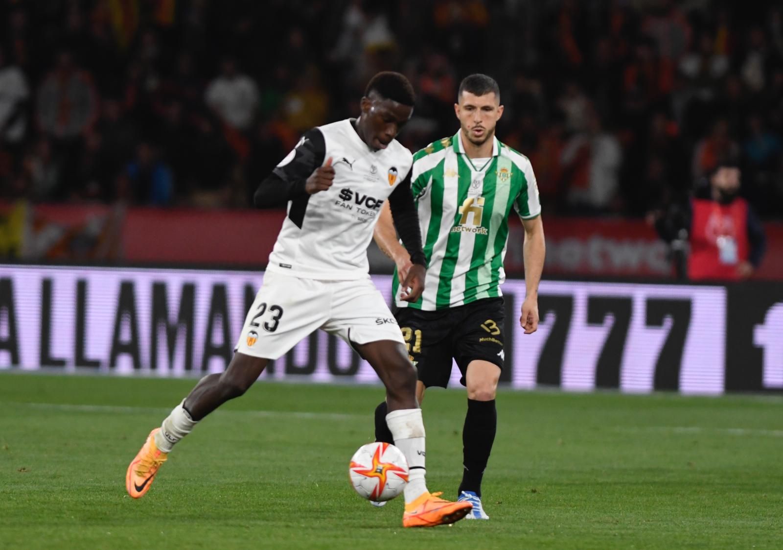 Ilaix, durante la final de la Copa del Rey.