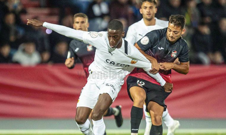  Ilaix Moriba, en La Nucía - Valencia CF.