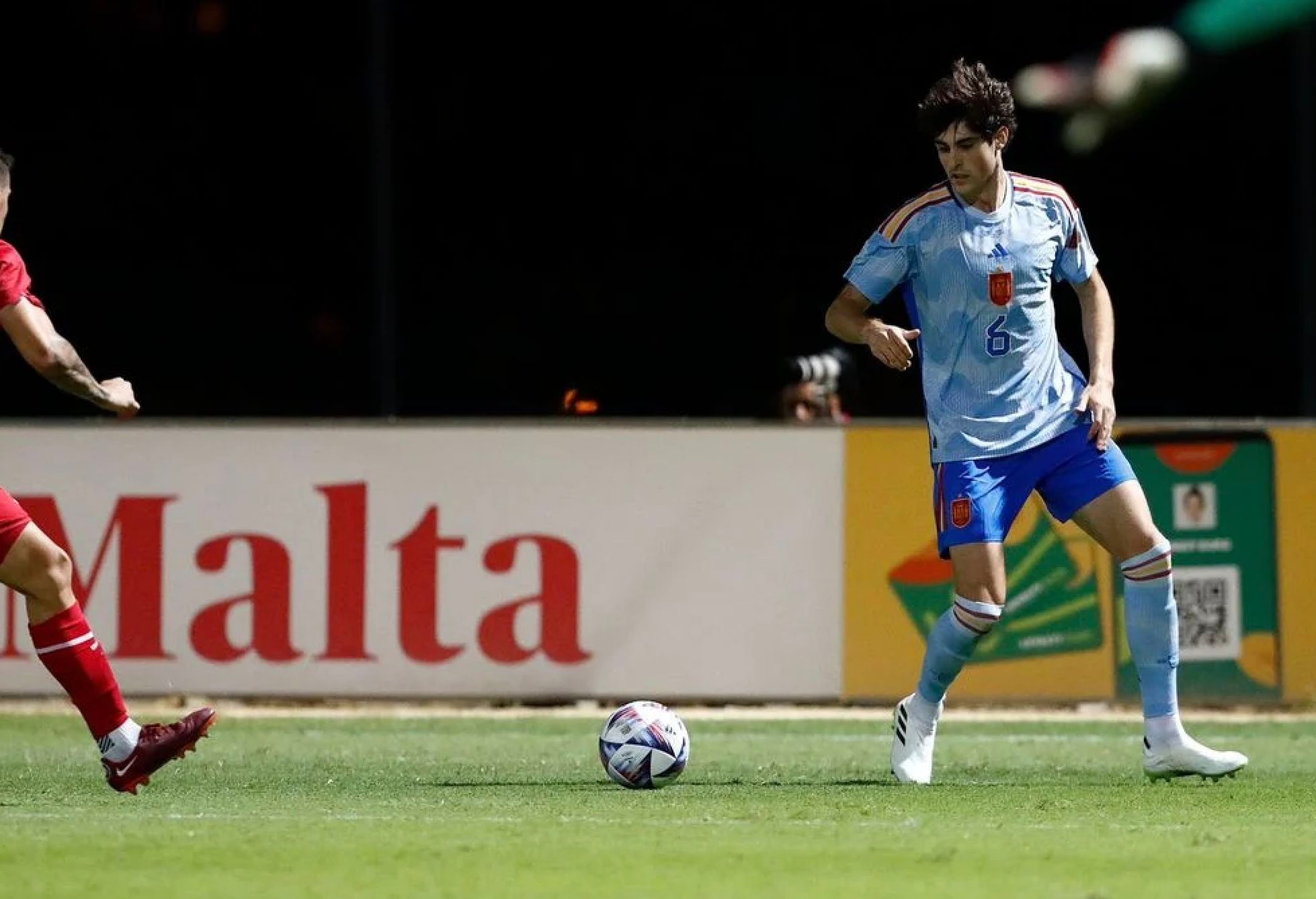 Javi Guerra con la sub 21