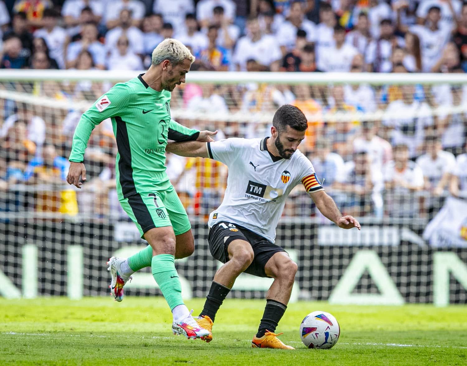  José Gayà, ante el Atlético de Madrid.