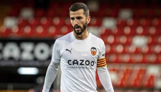 José Gayà, en el Valencia CF - Nottingham Forest.