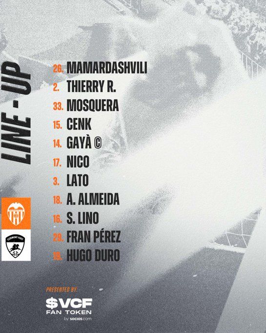 José Gayà vuelve al once titular ante el Clermont.