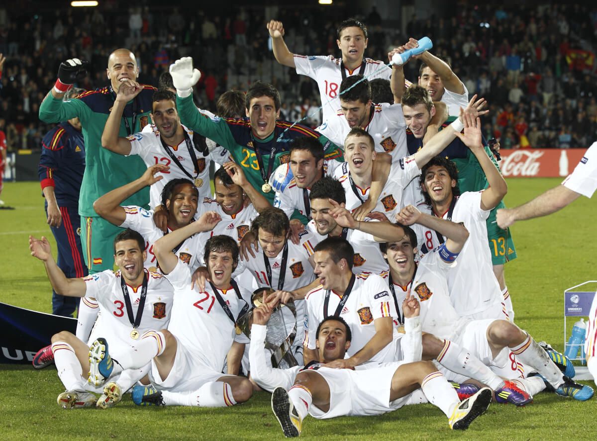Jugadores del Valencia CF en la sub 21