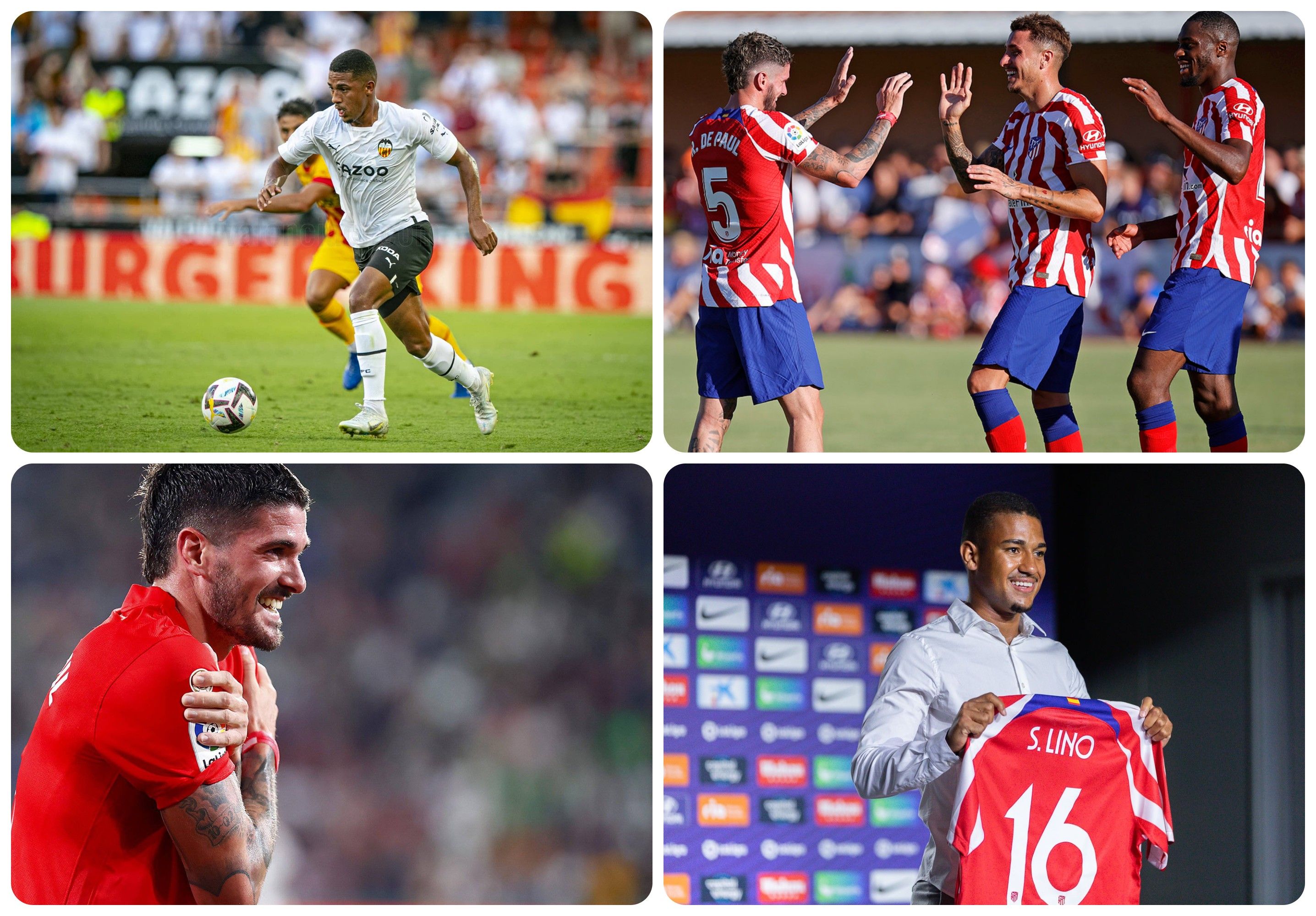  Jugadores que pasaron por el Atlético y el Valencia CF