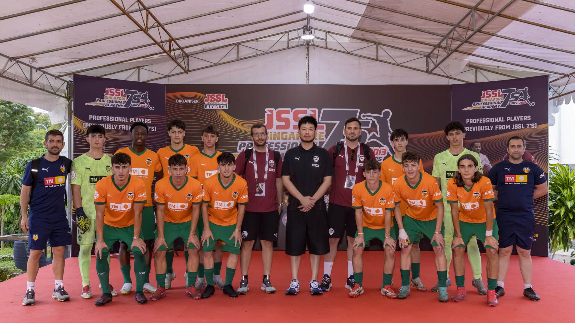  Kiat Lim con el Cadete del Valencia CF