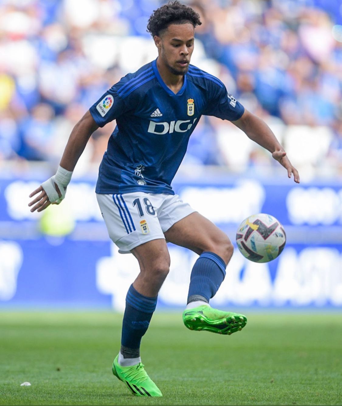  Koba, con el Real Oviedo.