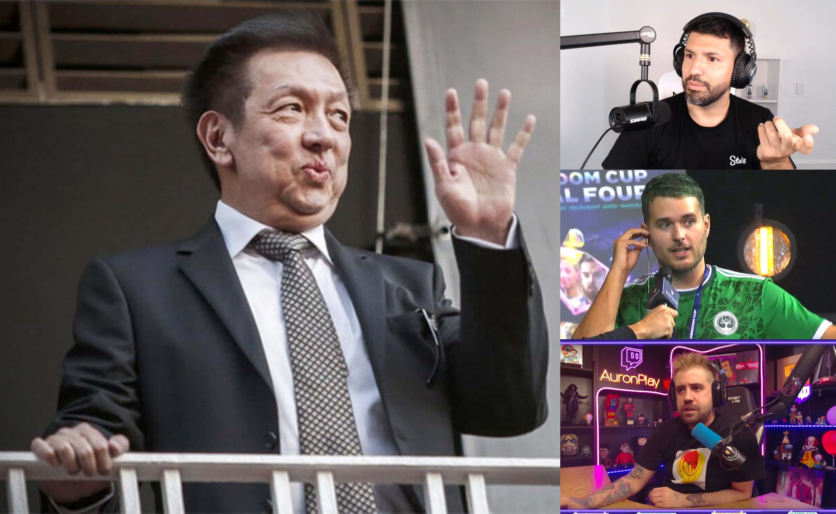  Kun Agüero, Perxitaa y AuronPlay bromean sobre comprar el Valencia CF: "Yo pongo parte, tío"