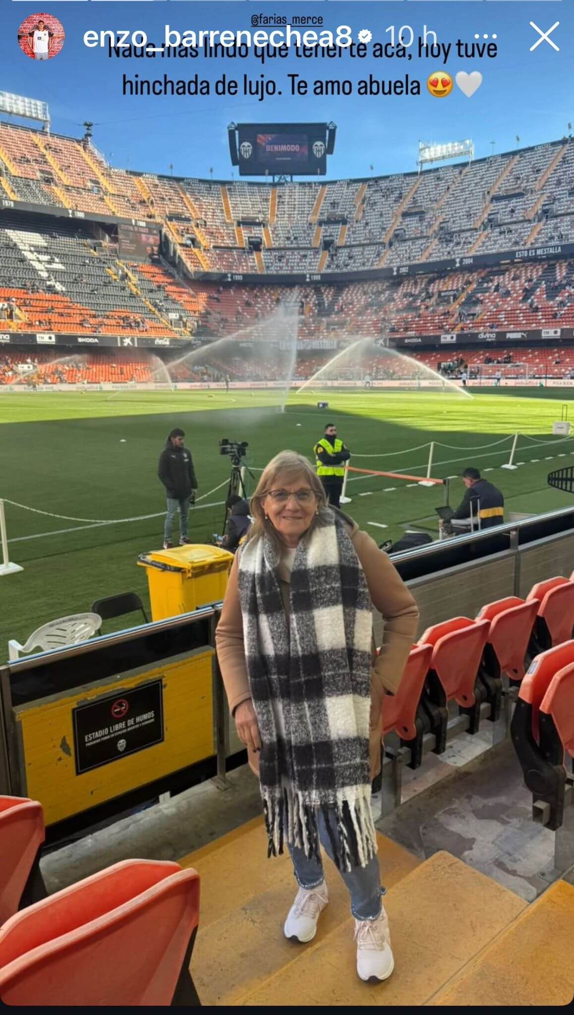  La abuela de Enzo Barrenechea