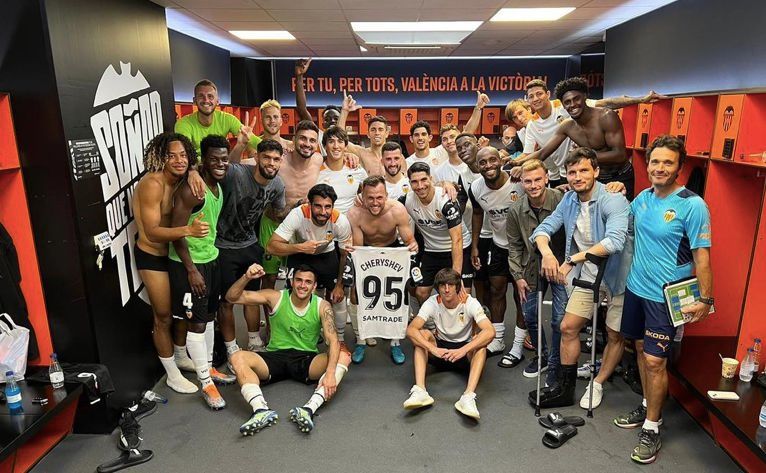  La imagen que publicó Cheryshev en su despedida.