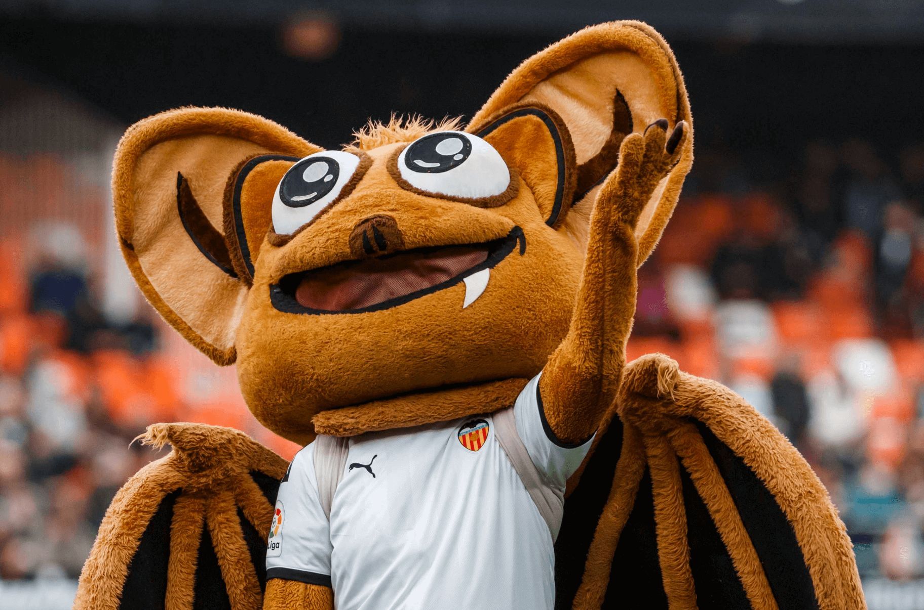 La mascota del Valencia CF