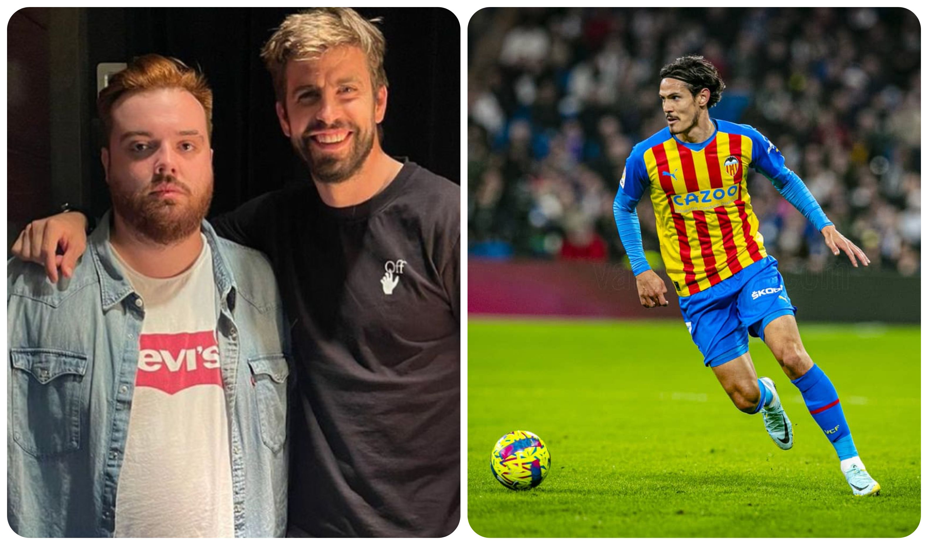  Los lazos de Cavani con Ibai Llanos, su capitán Gabriel Cichero y la Kings League.