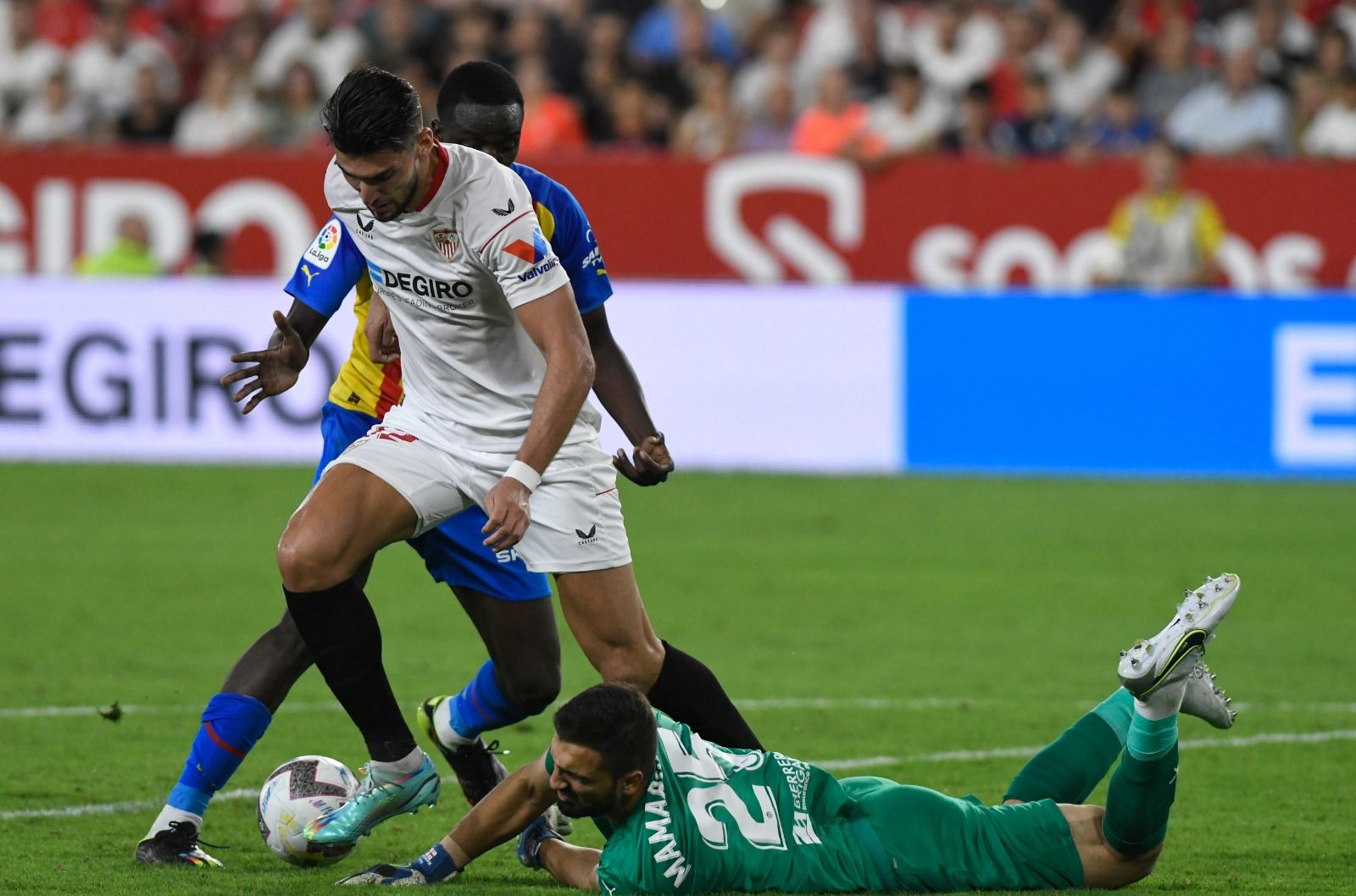 Rafa Mir, en el último Sevilla FC - Valencia CF.