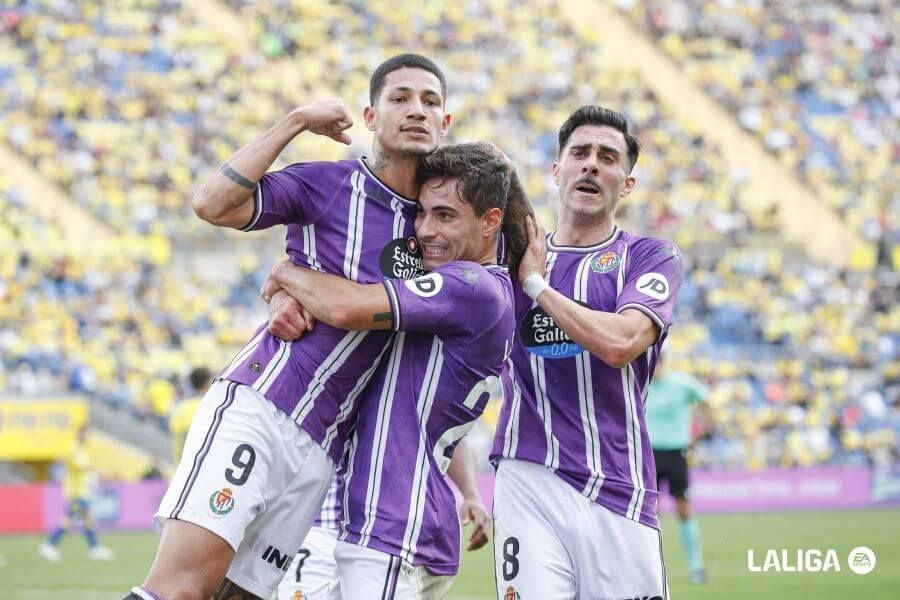  Marcos André celebra su gol a la UD Las Palmas.