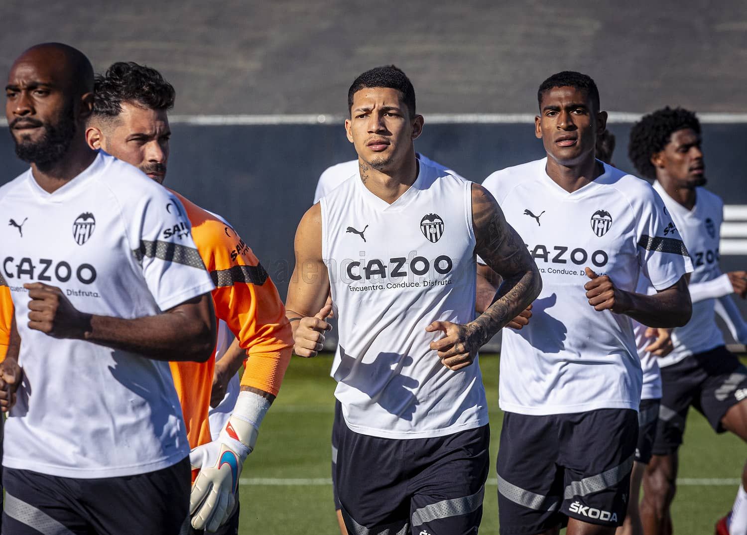  Marcos André volvió a trabajar con el grupo en el día en que Gabriel Paulista trabajó al margen