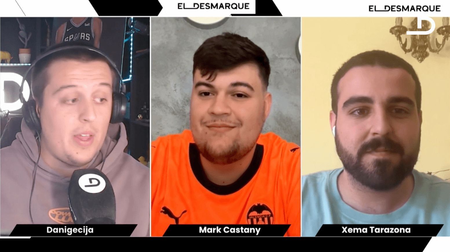  Mark Castany, en el Twitch de ElDesmarque.