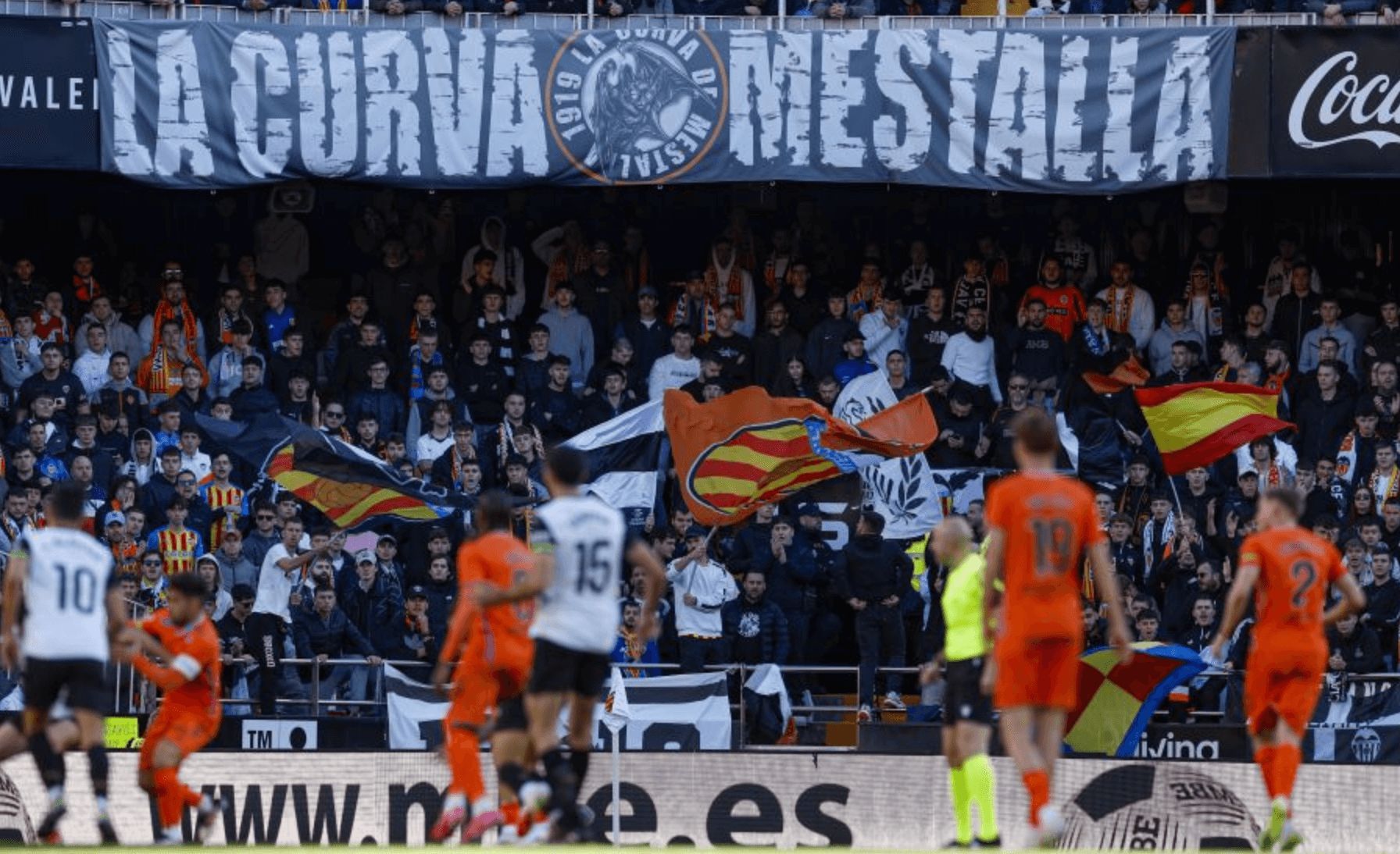  Mestalla, ante el Celta de Vigo.