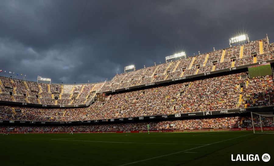  Mestalla, ante el Girona FC.
