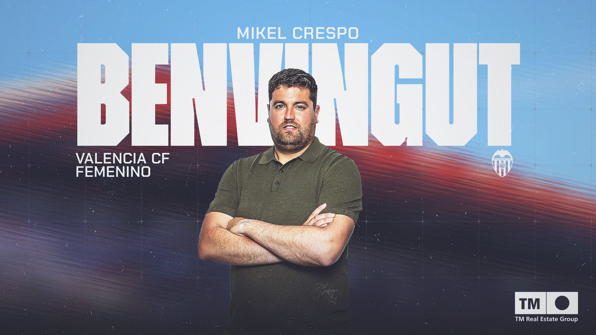 Mikel Crespo, entrenador del Valencia CF Femenino