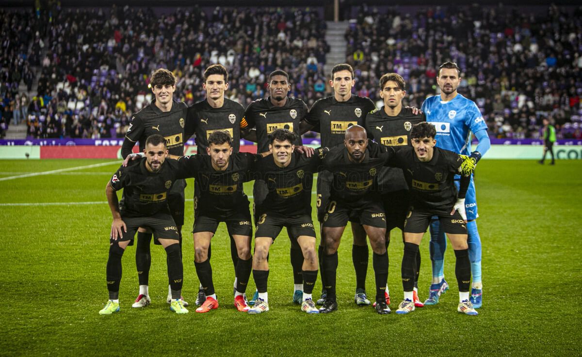 Pepelu, en el once titular ante el Real Valladolid.