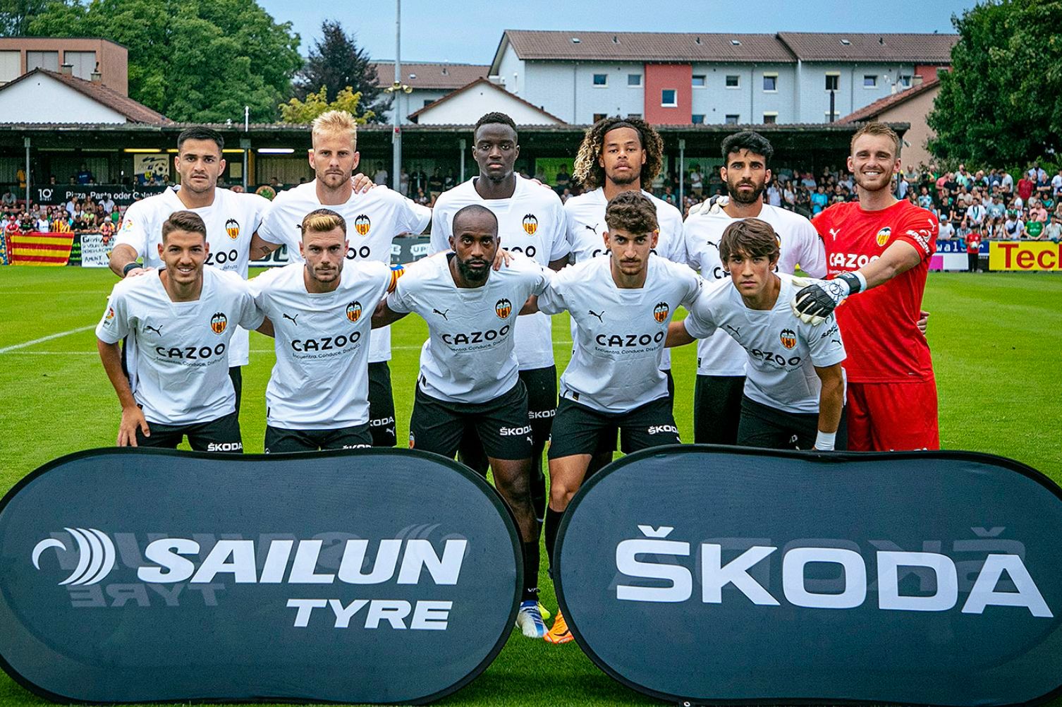  Once titular del Valencia ante el St Gallen