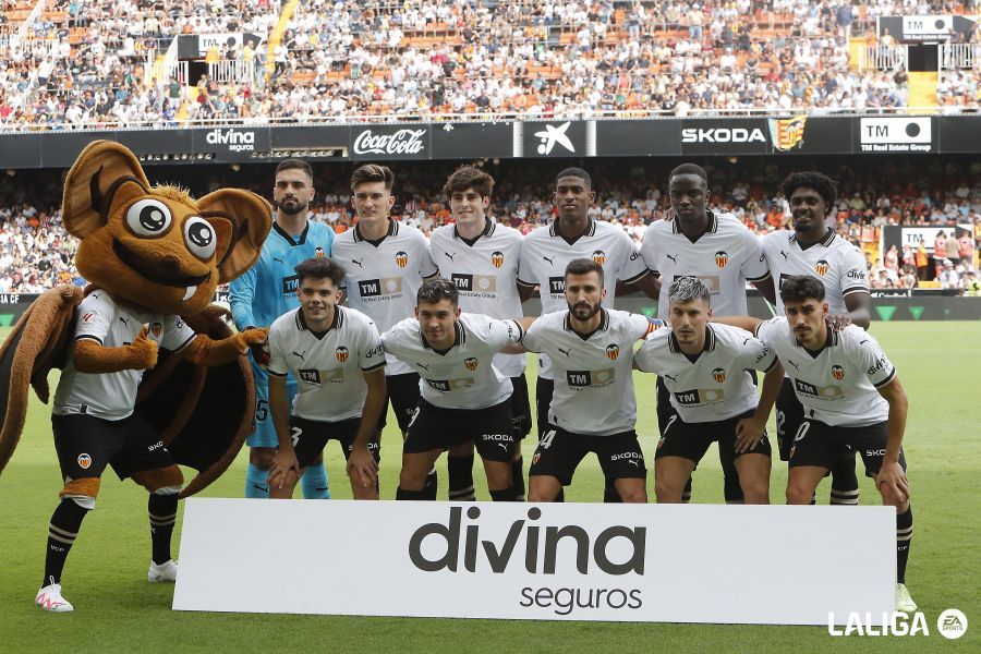 Once titular en el Valencia-Atlético de Madrid