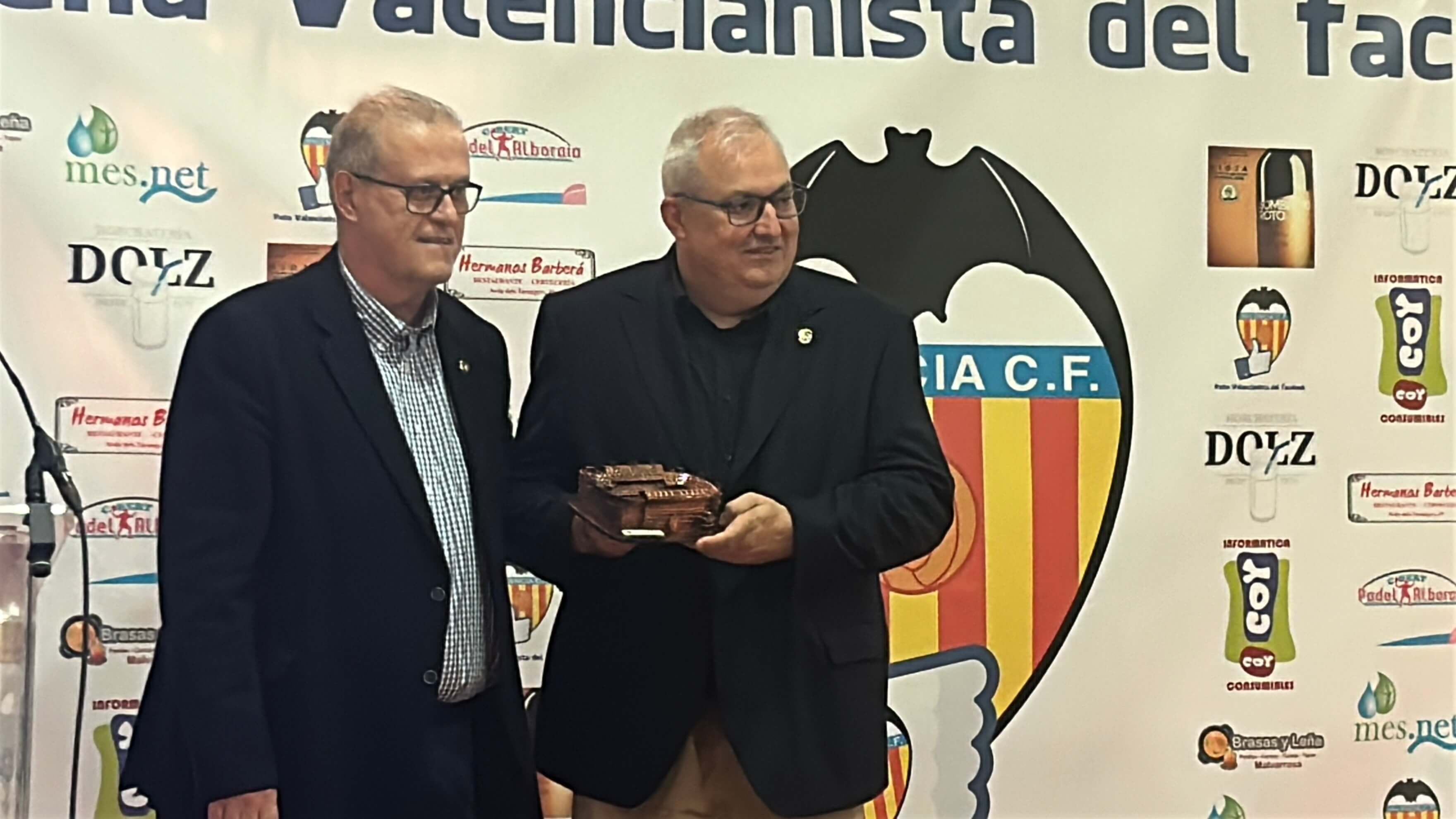  Fede Sagreras en la Peña Valencianista del Facebook dónde habló de Carlos Corberán