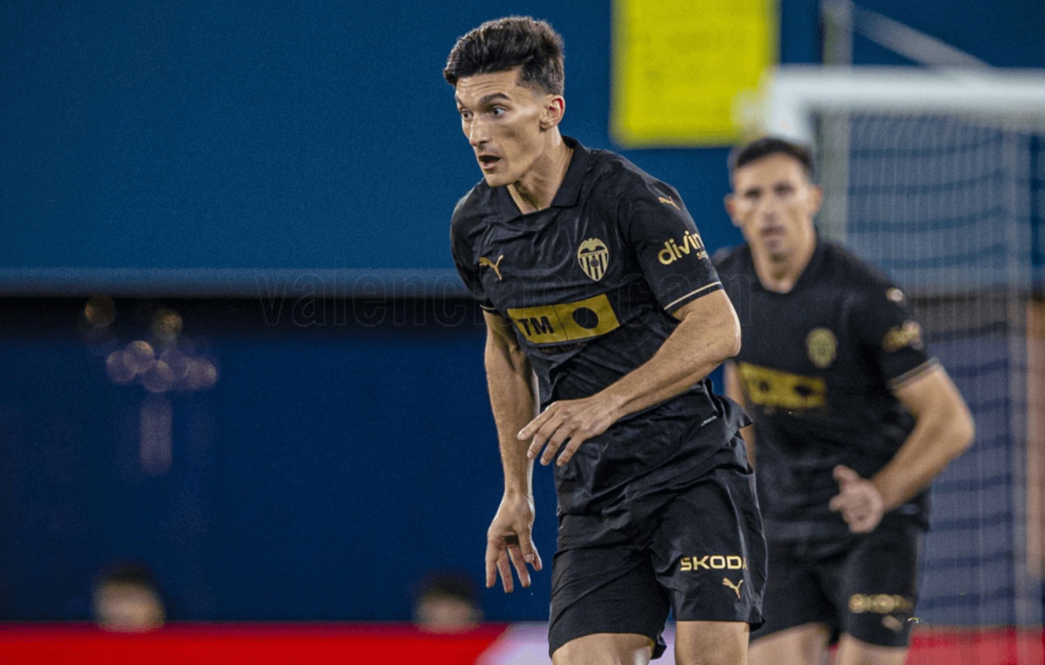  Pepelu, ante el Villarreal CF.