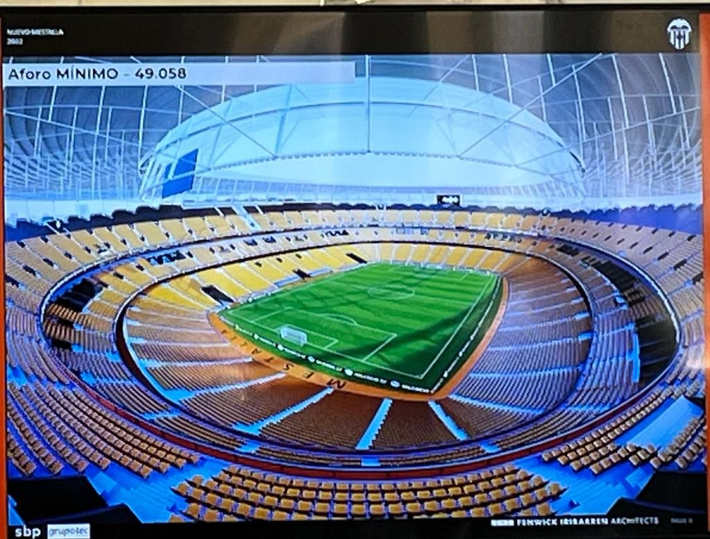  Presentación del Nou Mestalla.