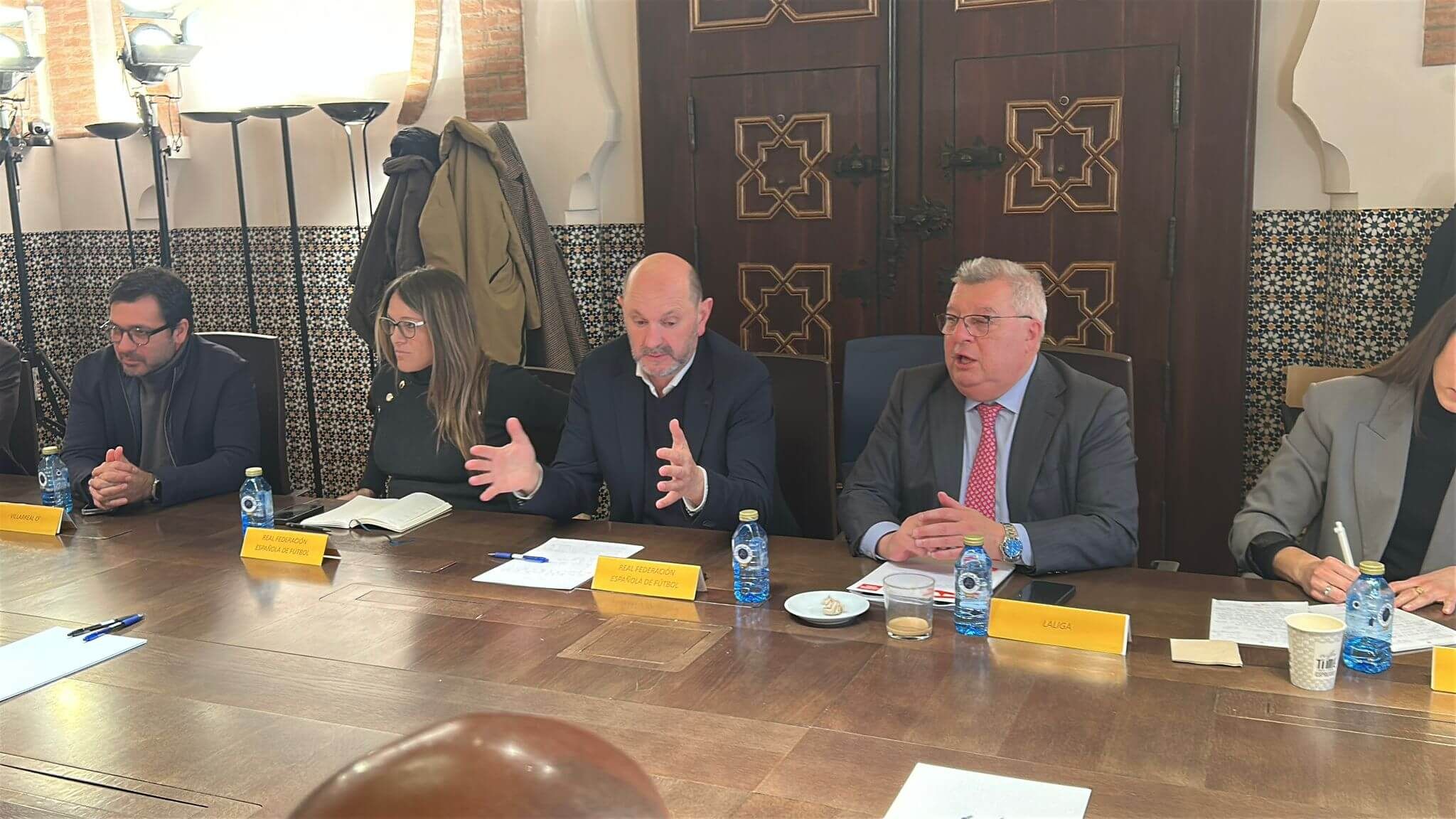  Rafael Louzán en Valencia hablando del Mundial 2030