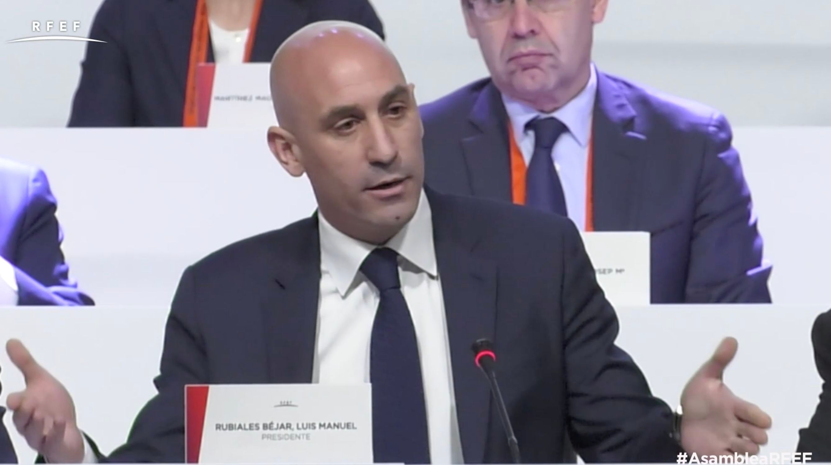  Rubiales en la Asamblea de la Federación