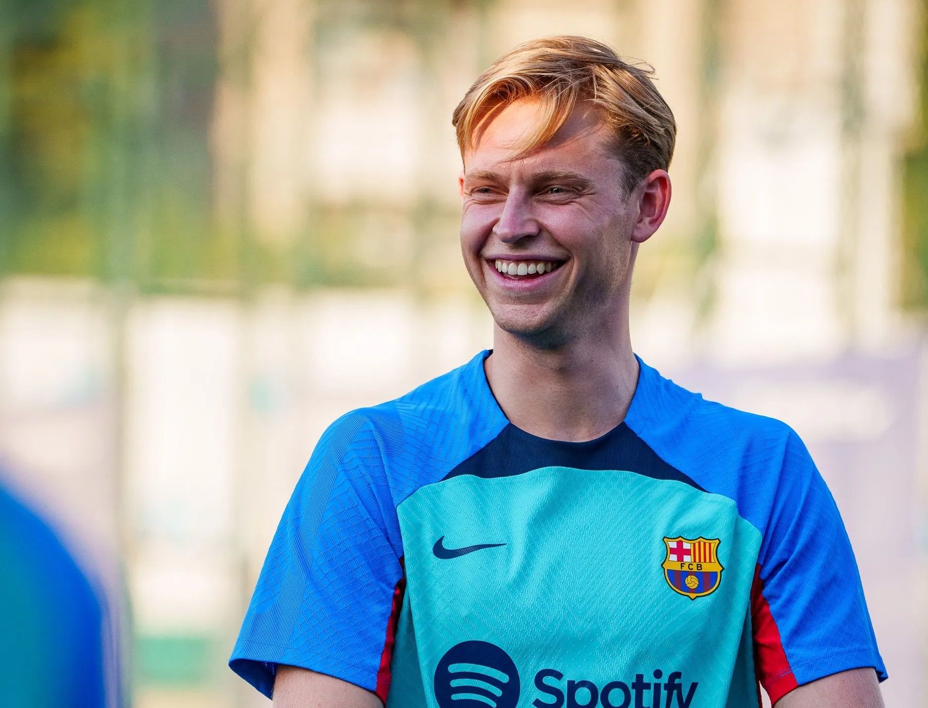  Frenkie de Jong, en una sesión del Barcelona.