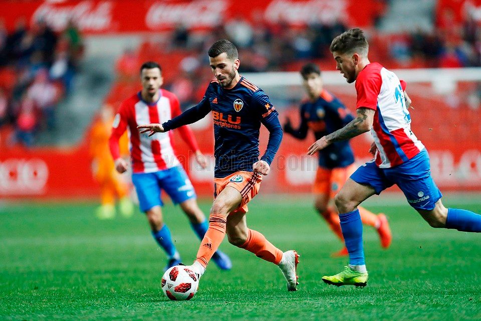  Sporting-Valencia en Copa del Rey
