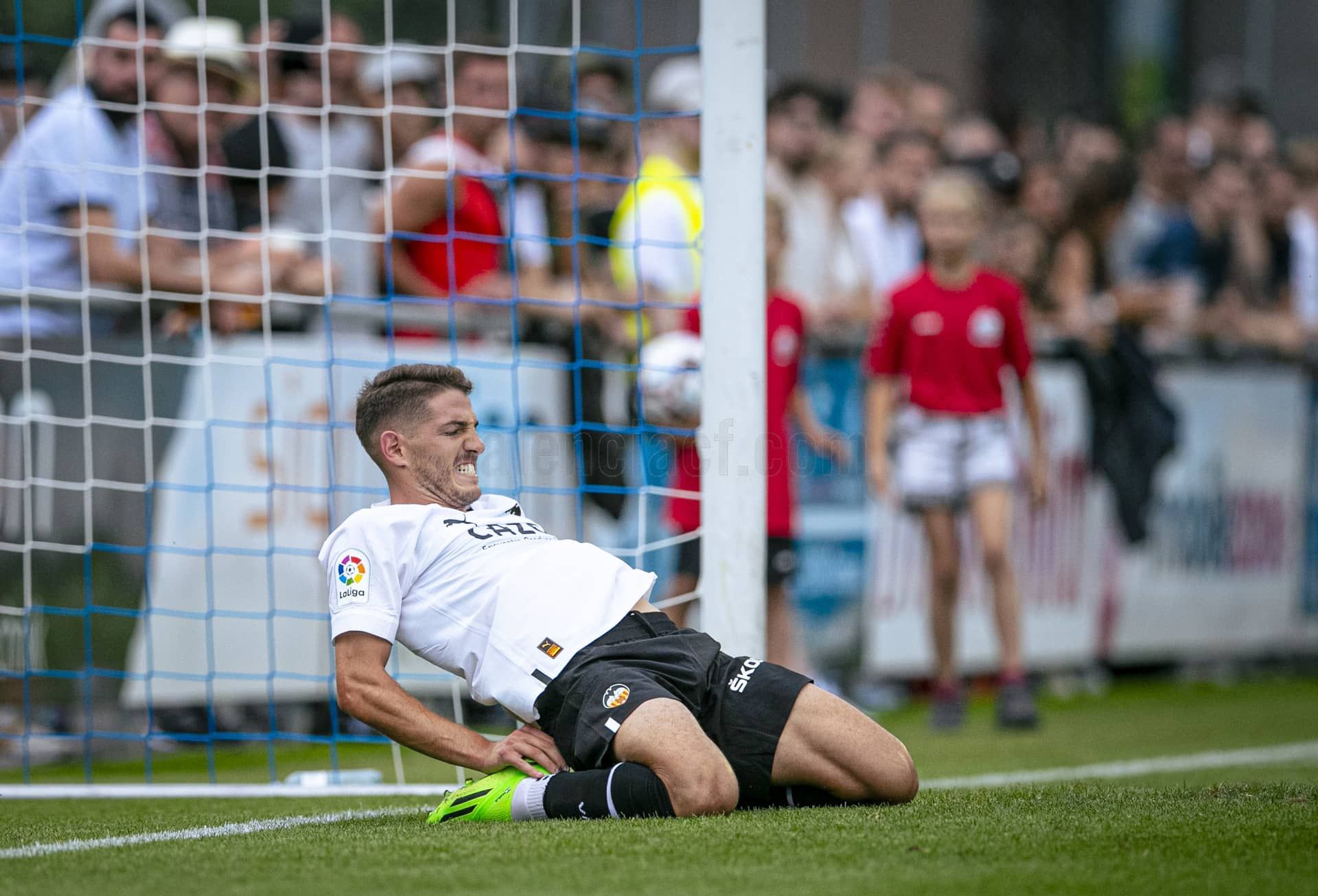  Vallejo en el St Gallen-Valencia CF