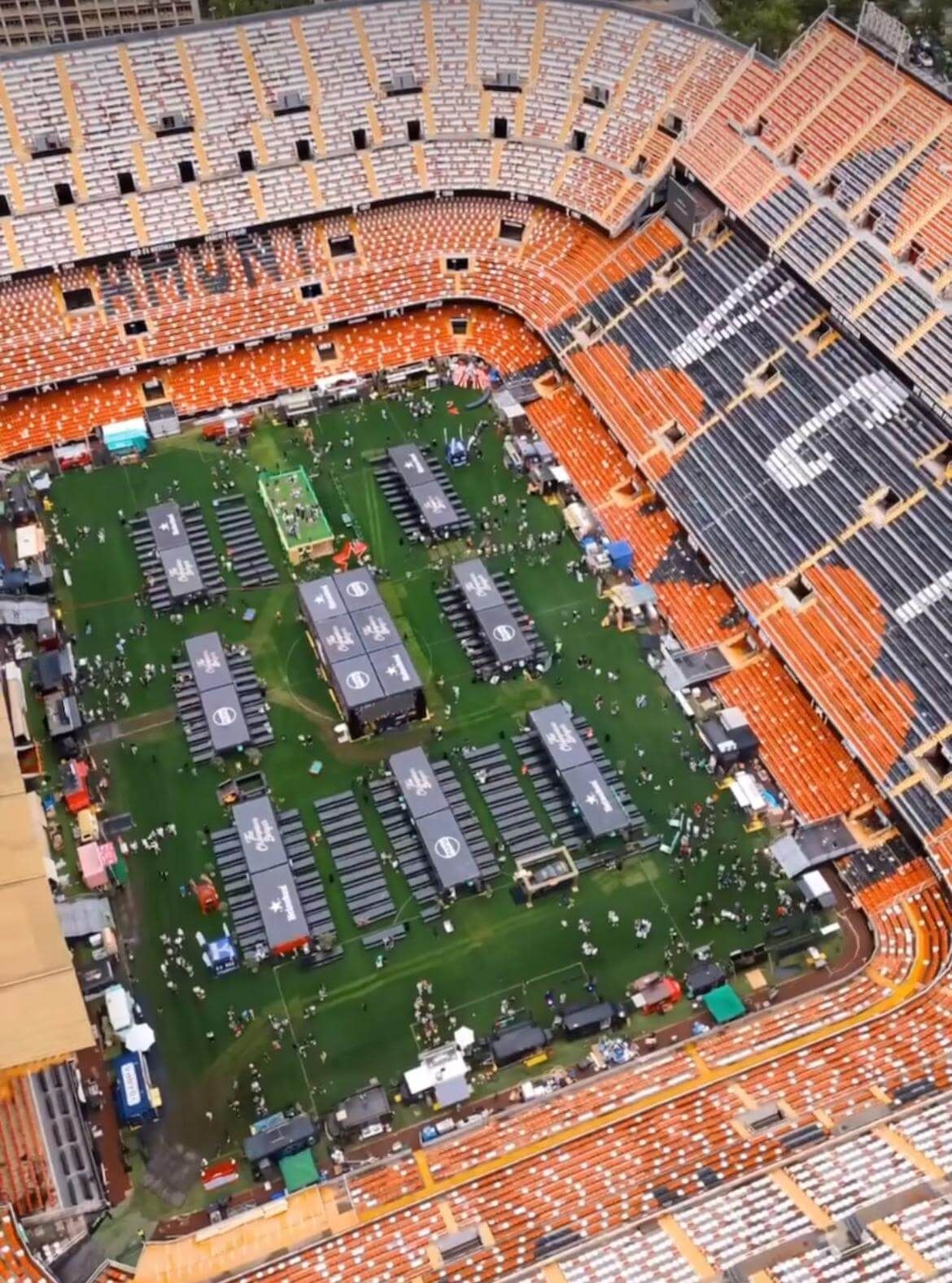The Champions Burger en Mestalla.
