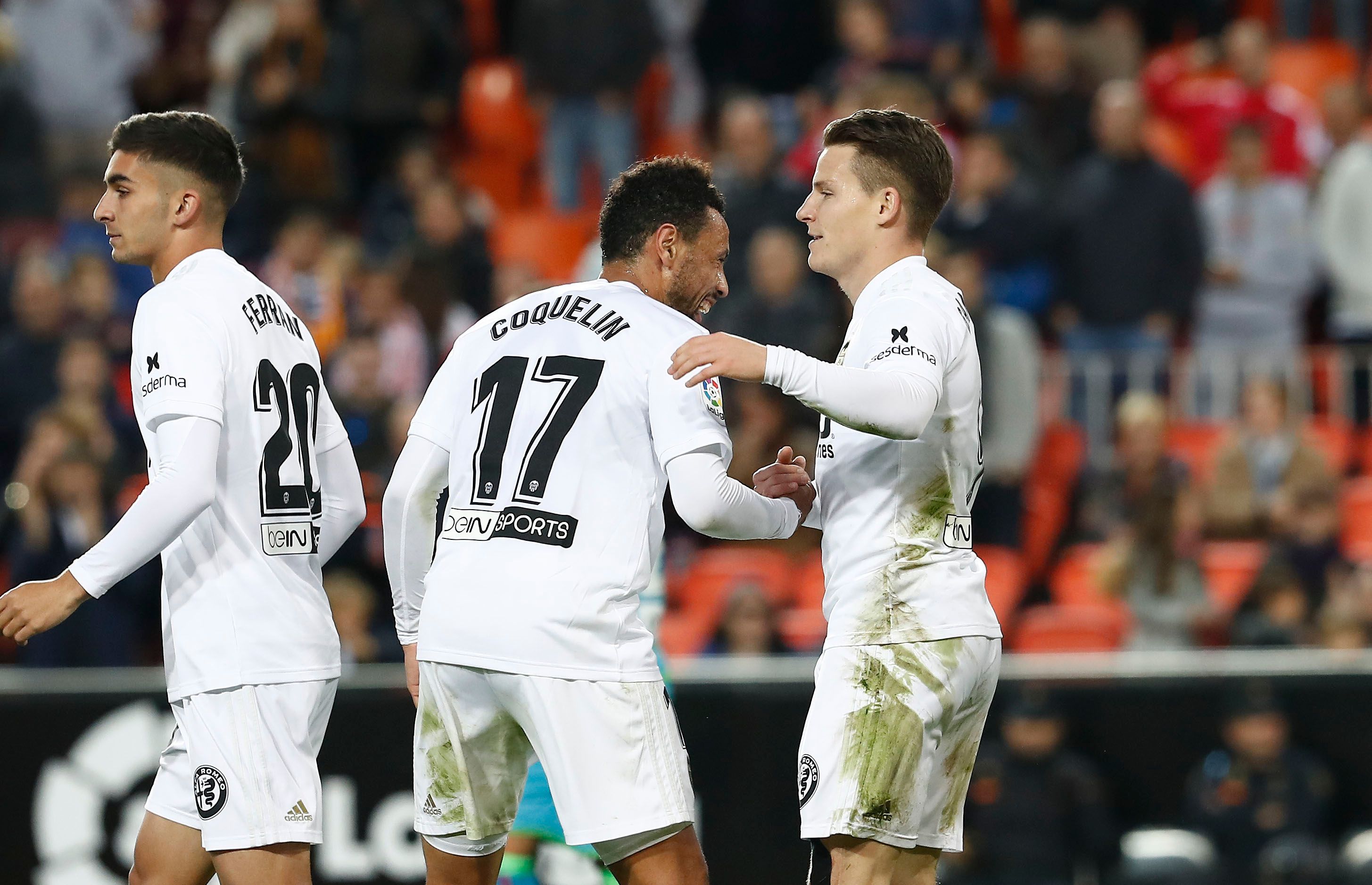  Gameiro fue uno de los goleadores en la última victoria del Valencia ante el Rayo en Mestalla.