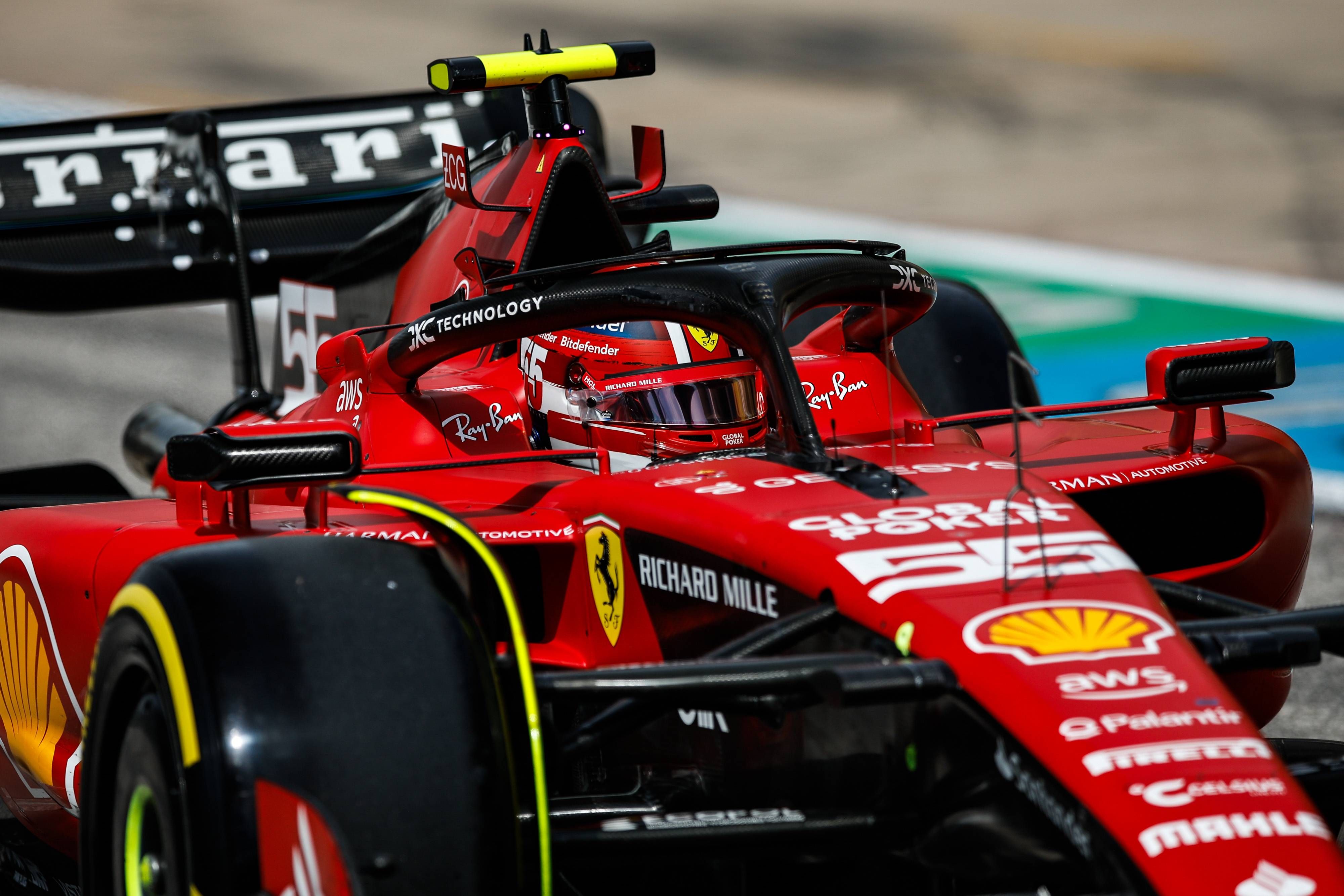 Carlos Sainz, en el GP de Las Américas.