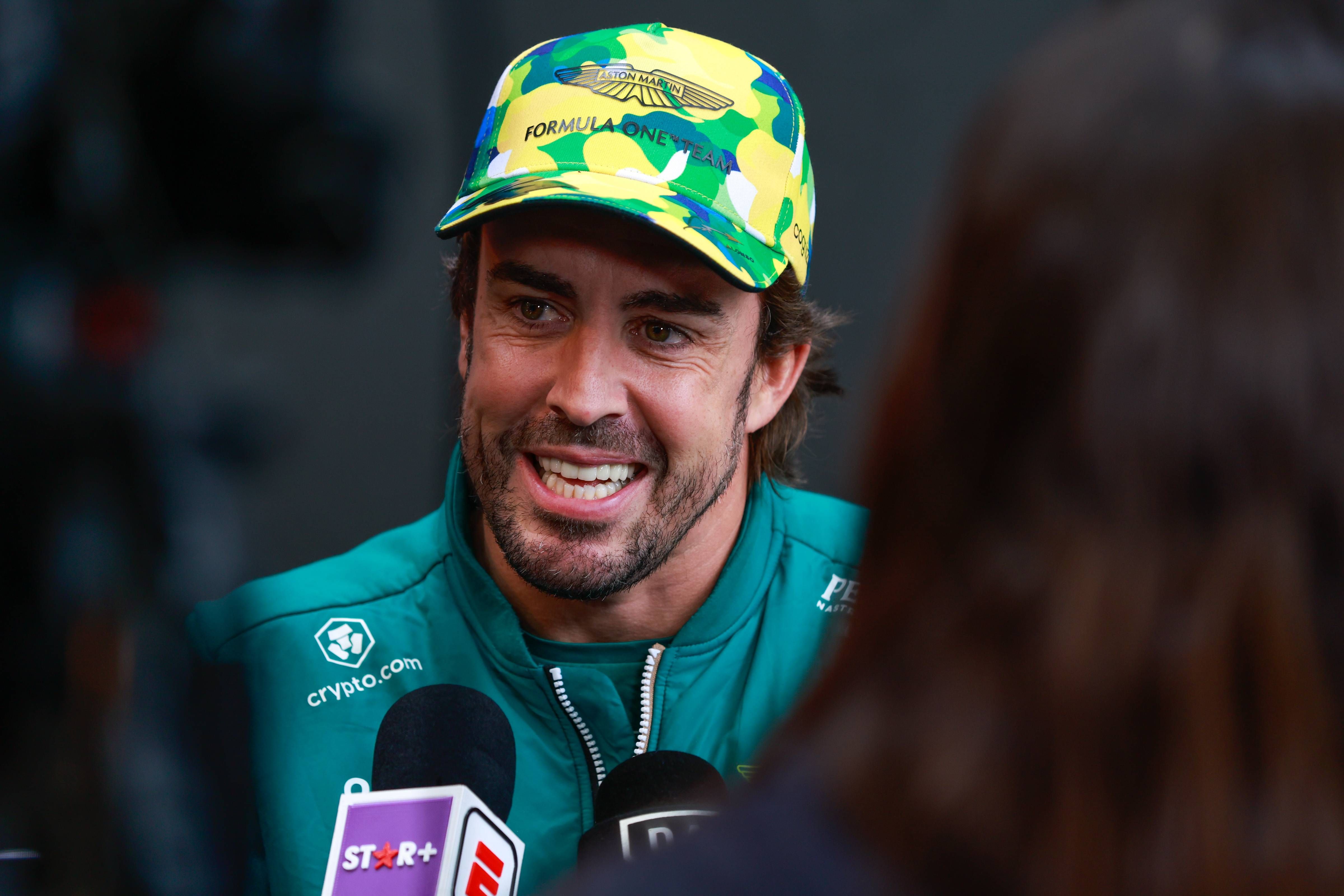  Fernando Alonso, en el GP de Sao Paulo.