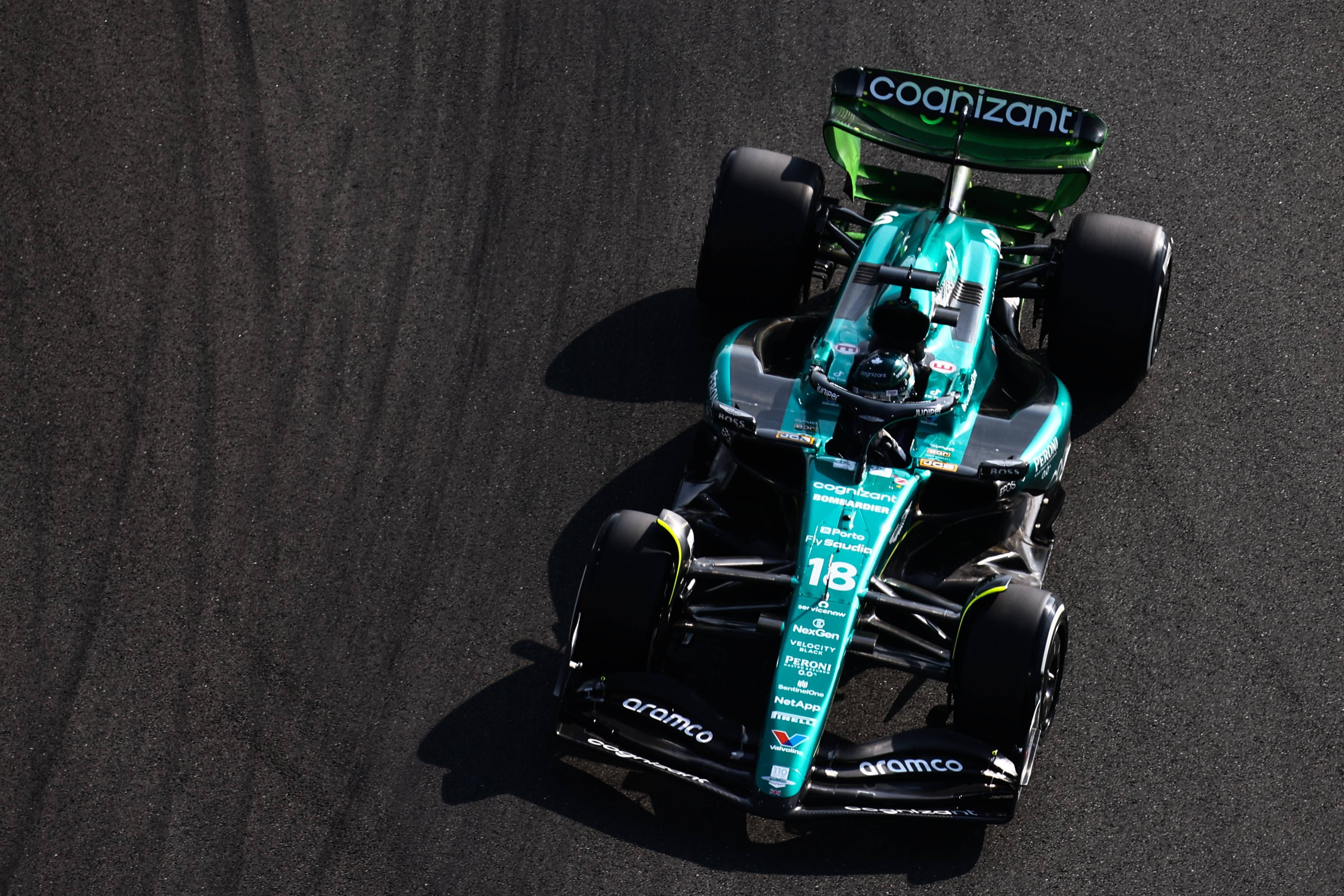  Lance Stroll, en el GP de Abu Dabi, con Aston Martin.
