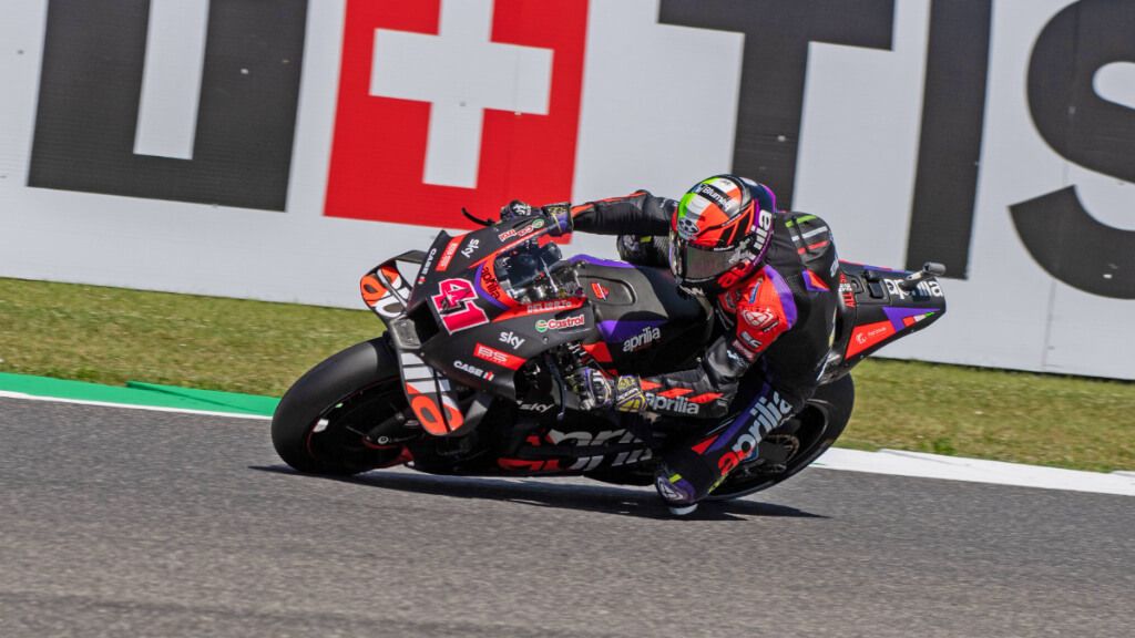  Aleix Espargaró, en el Gran Premio de Mugello.
