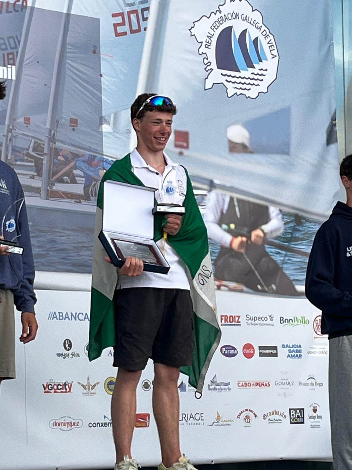 Momento de la entrega de premios tras la Copa de España.