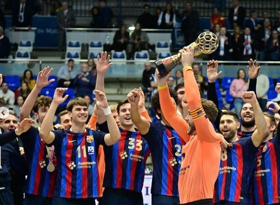  El Barça, ganador de la Supercopa Ibérica 2022.