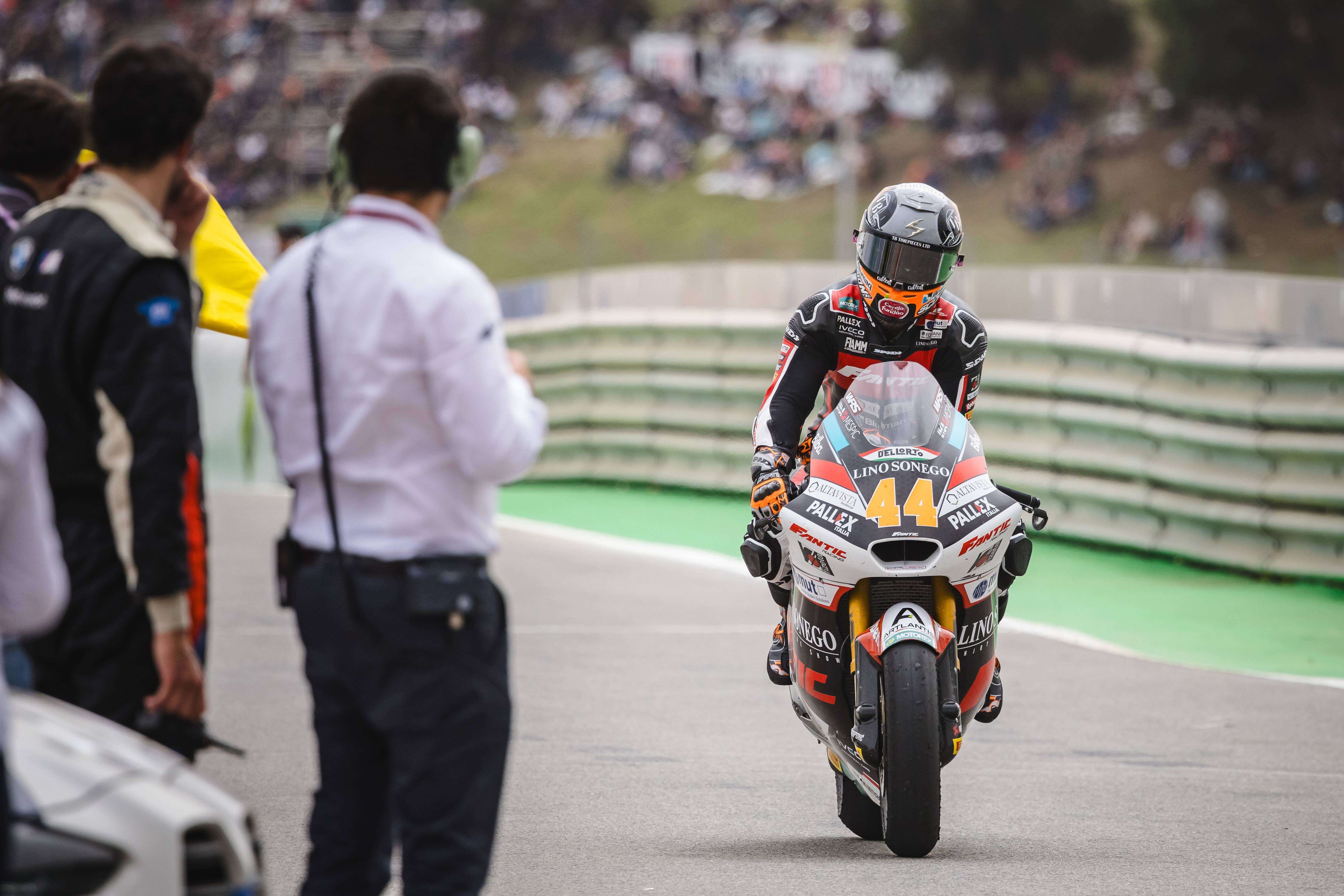  Arón Canet, en el pasado GP de Portimao de 2024.